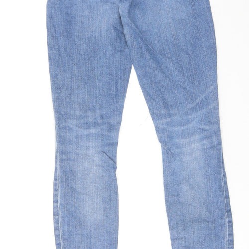 Gap Womens Blue Cotton Skinny Jeans Size 26 in Regular Zip