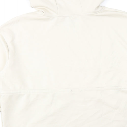 GOODMOVE Womens Beige Polyester Pullover Hoodie Size 14 Pullover