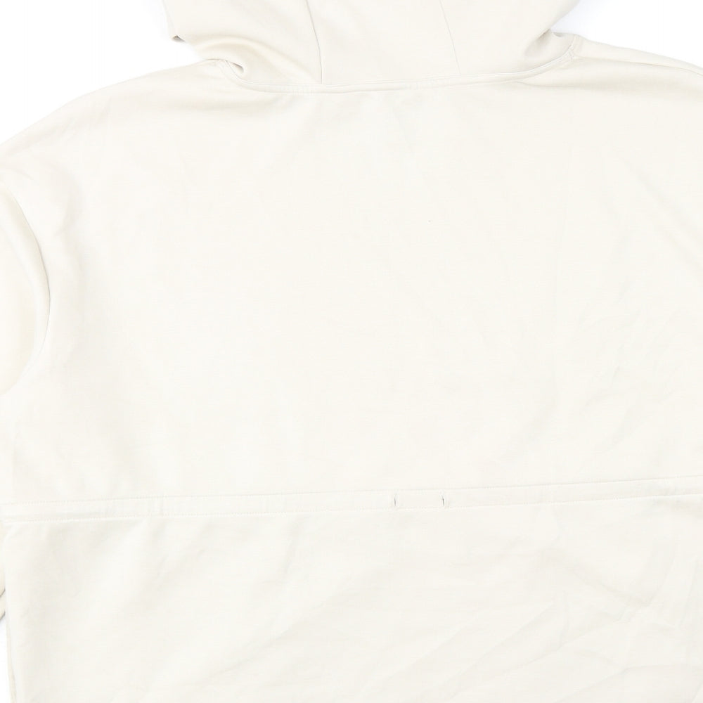 GOODMOVE Womens Beige Polyester Pullover Hoodie Size 14 Pullover