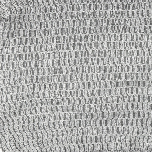 NICO Mens Grey High Neck Acrylic Pullover Jumper Size M Long Sleeve