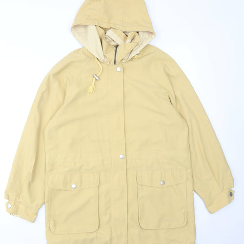 Compliments Womens Yellow Jacket Size 12 Zip