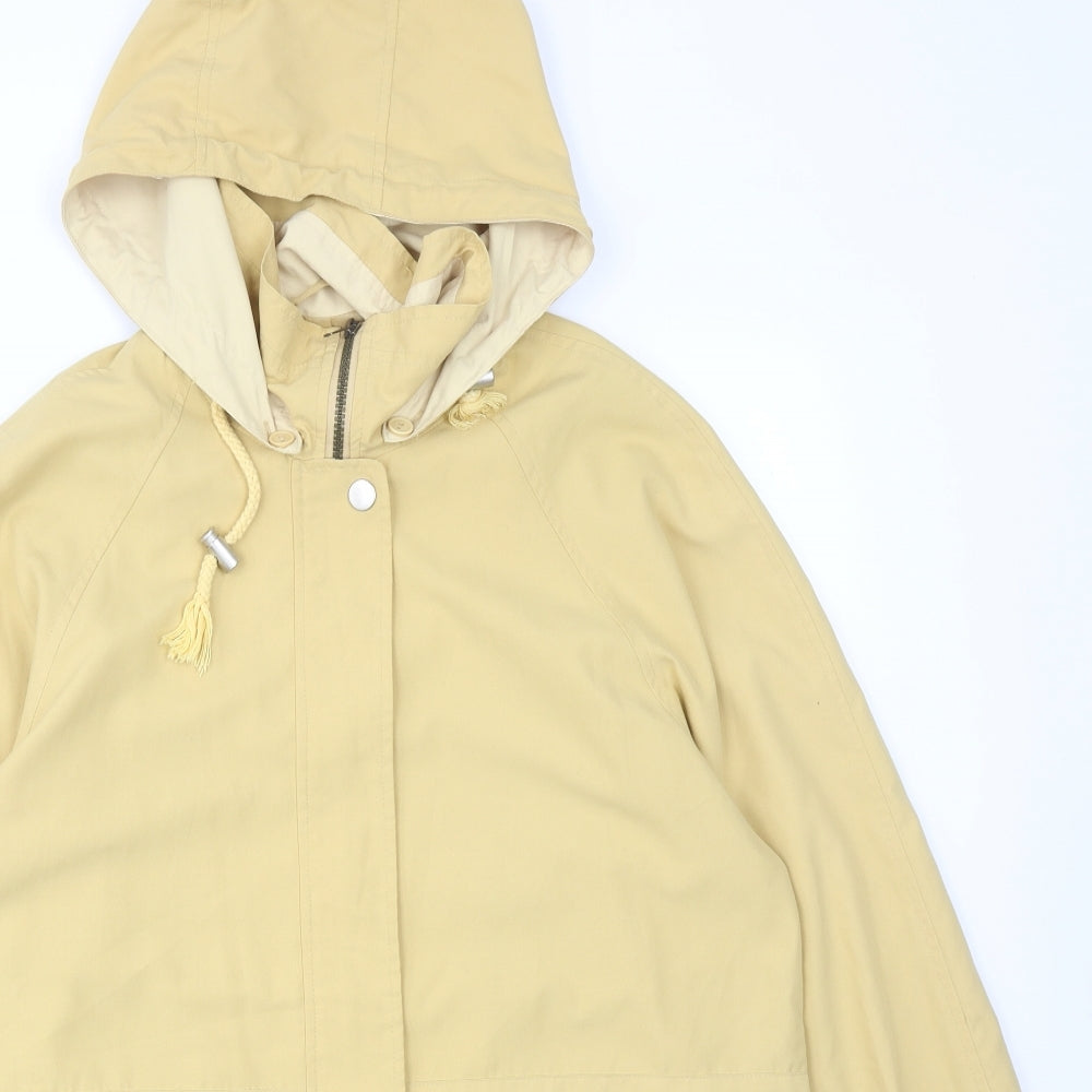 Compliments Womens Yellow Jacket Size 12 Zip