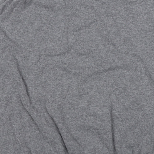 GANT Mens Grey Cotton Henley Sweatshirt Size XL