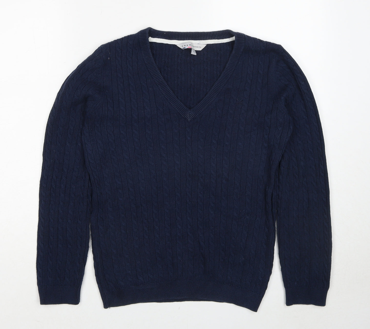 NEXT Boys Blue V-Neck Cotton Pullover Jumper Size 12 Years Pullover