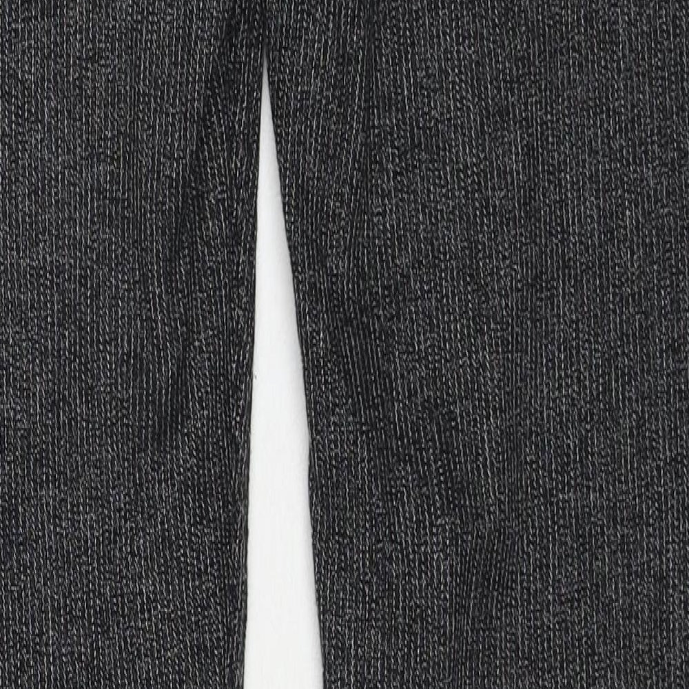 Firetrap Mens Grey Striped Cotton Trousers Size 28 in Regular Zip