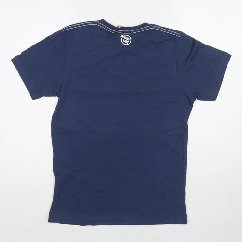 Sleezeball Mens Blue Cotton T-Shirt Size S Round Neck - If found please return to the pub