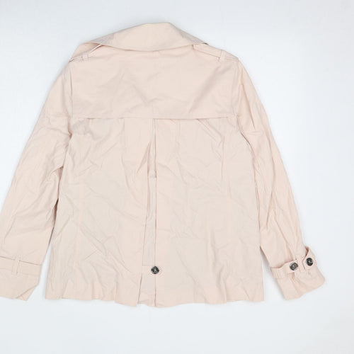 Zara Womens Pink Jacket Size M Button