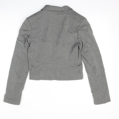 Divided by H&M Womens Grey Jacket Blazer Size 10 Button
