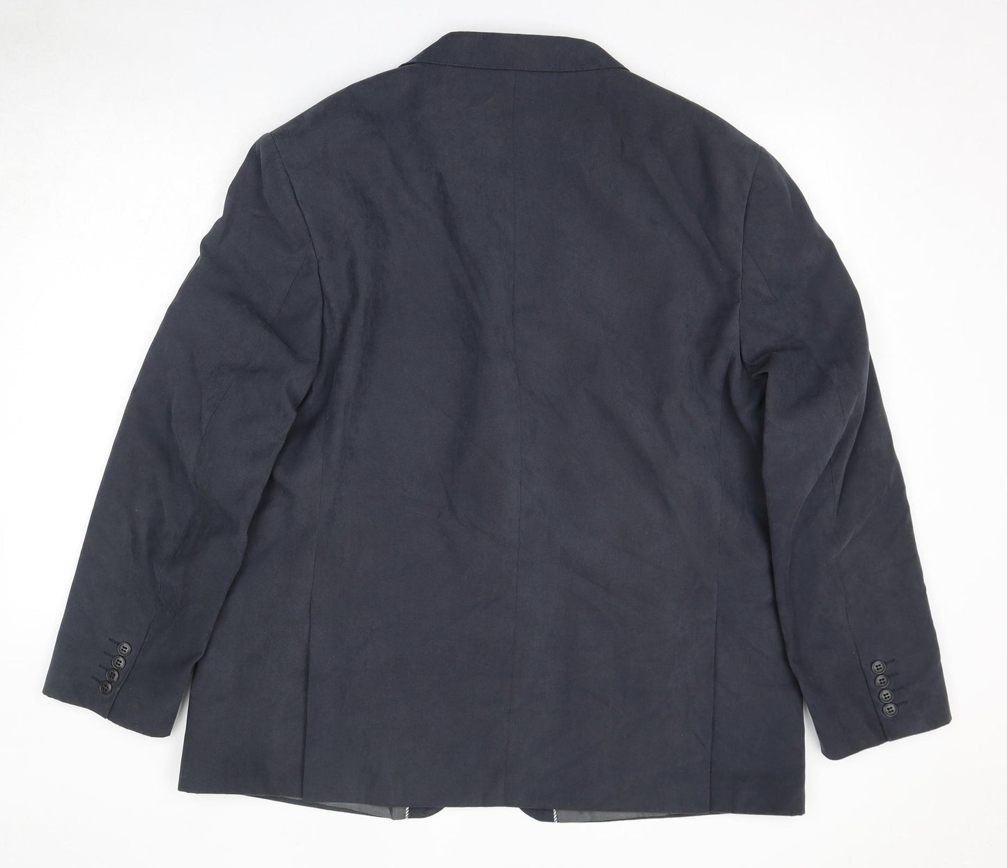 Marks and Spencer Mens Blue Polyester Jacket Suit Jacket Size 46 Regular