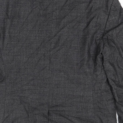 Paul Smith Mens Grey Wool Jacket Blazer Size 40 Regular - Five-Button Sleeve