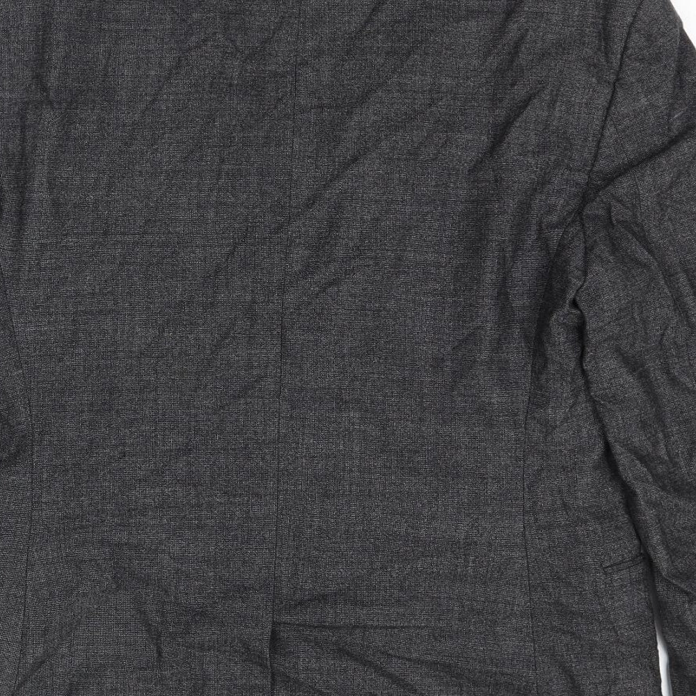 Paul Smith Mens Grey Wool Jacket Blazer Size 40 Regular - Five-Button Sleeve