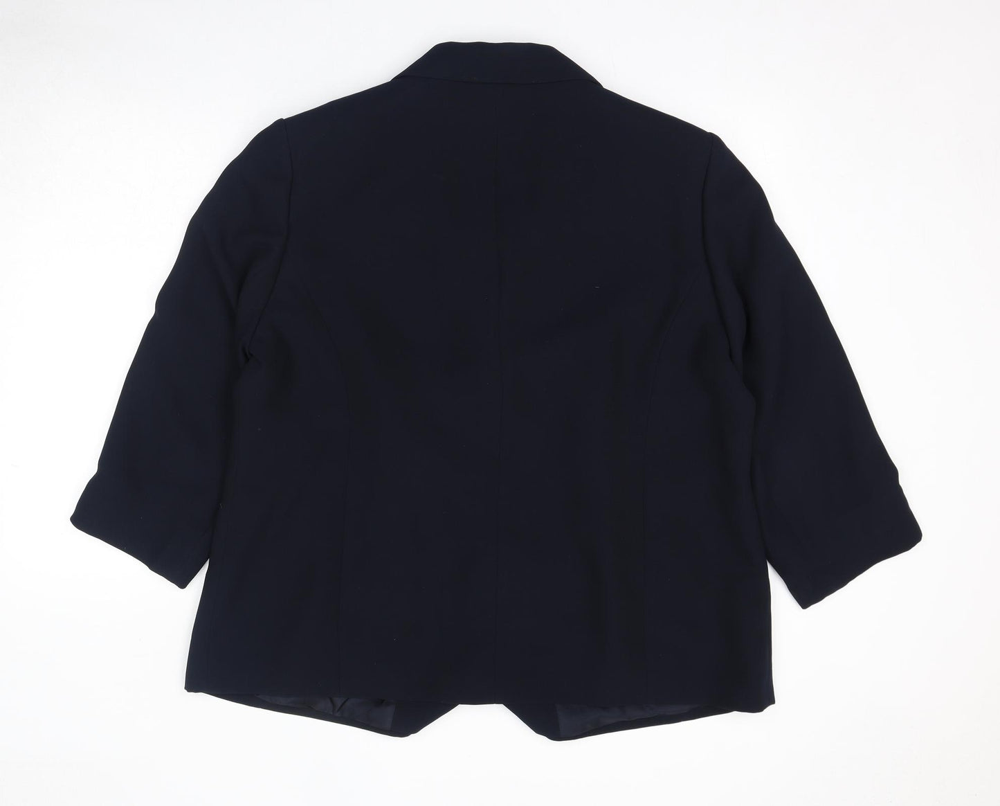 Ann Harvey Womens Blue Jacket Blazer Size 20 Button