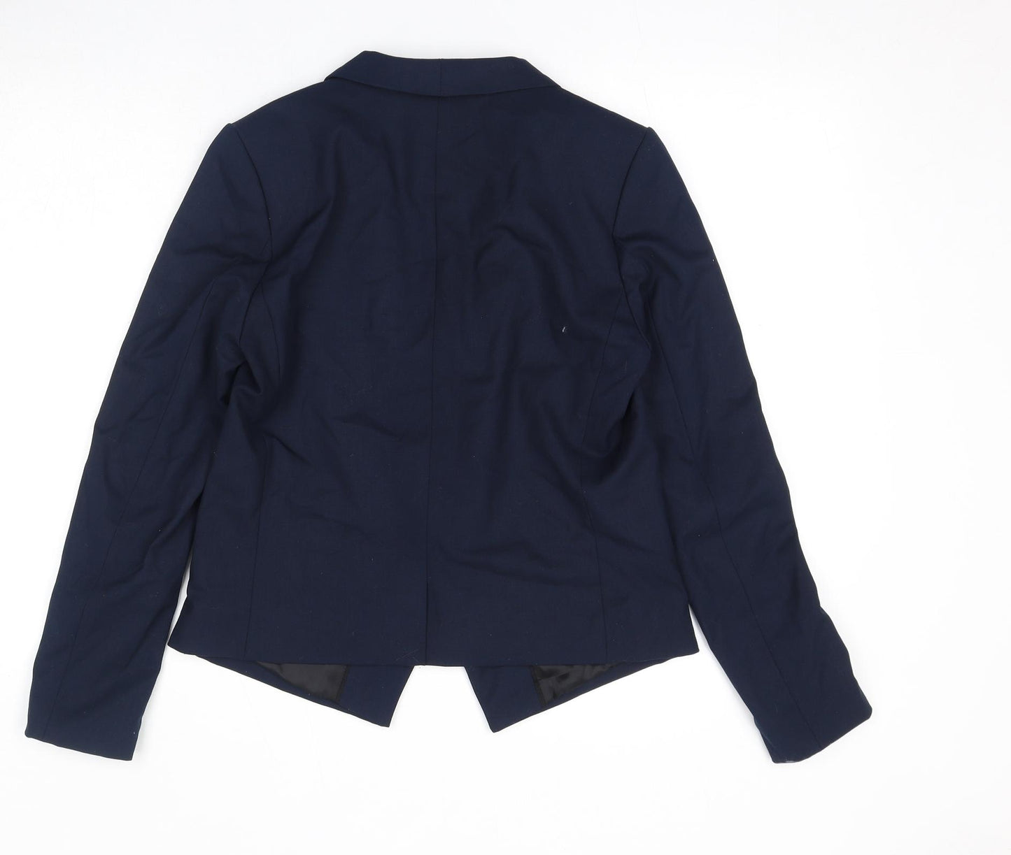 H&M Womens Blue Jacket Blazer Size 8