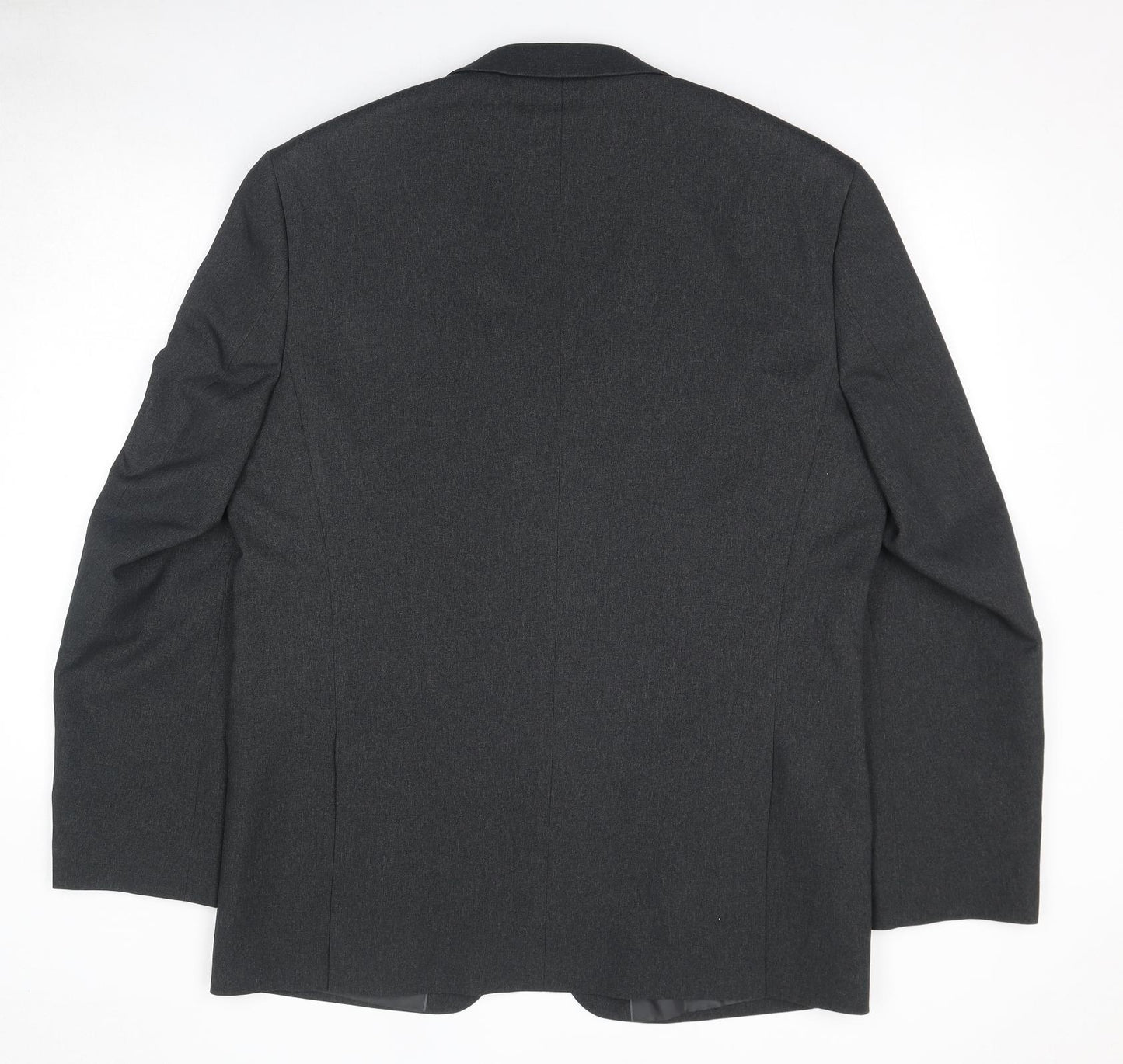 Greenwoods Mens Grey Polyester Jacket Suit Jacket Size 44 Regular