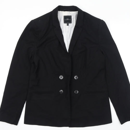 NEXT Womens Black Jacket Blazer Size 16 Button