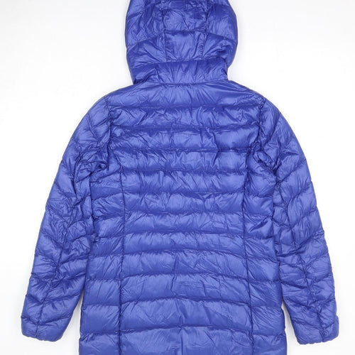 Uniqlo Mens Blue Quilted Jacket Size M Zip