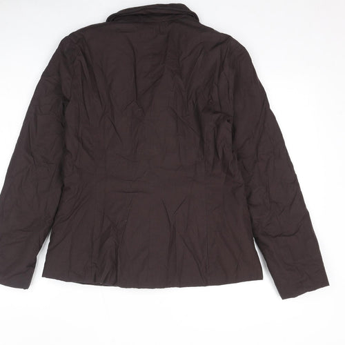 Zara Womens Brown Jacket Size M Snap