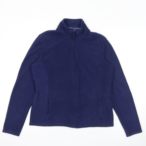 Marks and Spencer Womens Blue Jacket Size 10 Zip