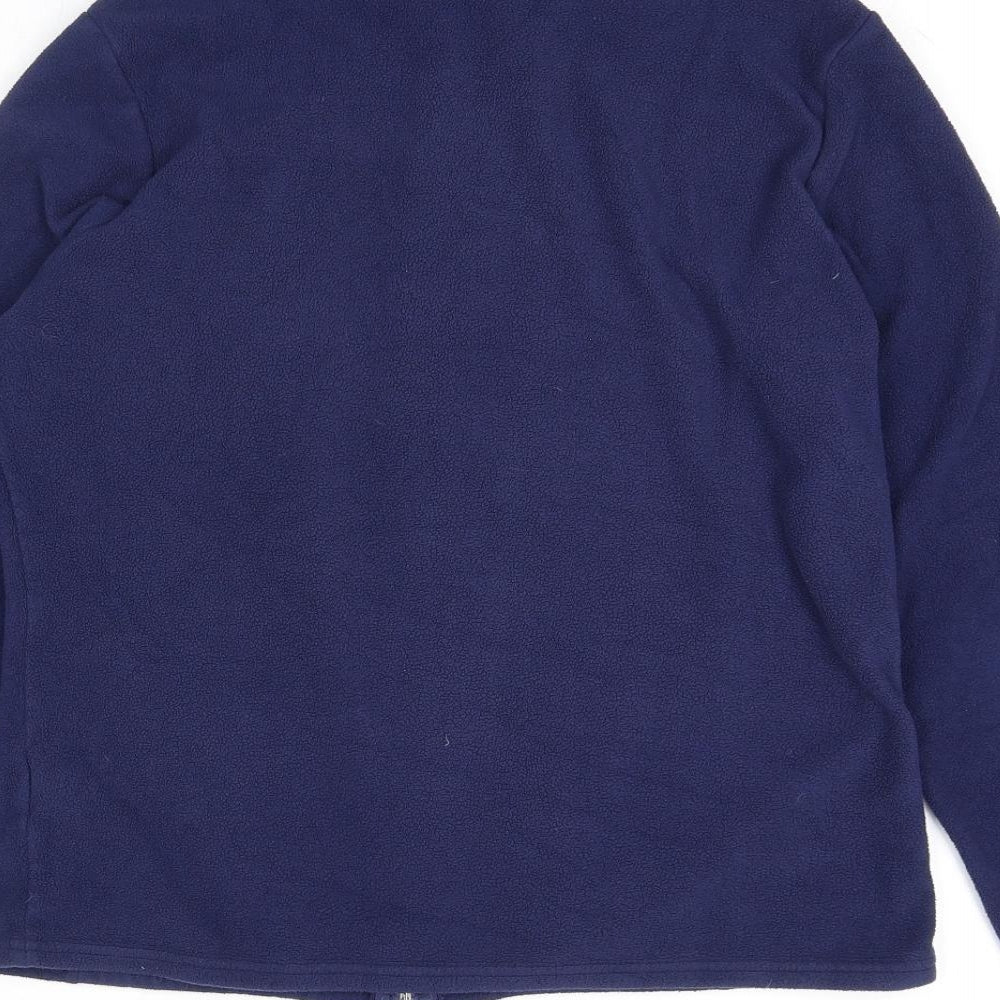 Marks and Spencer Womens Blue Jacket Size 10 Zip