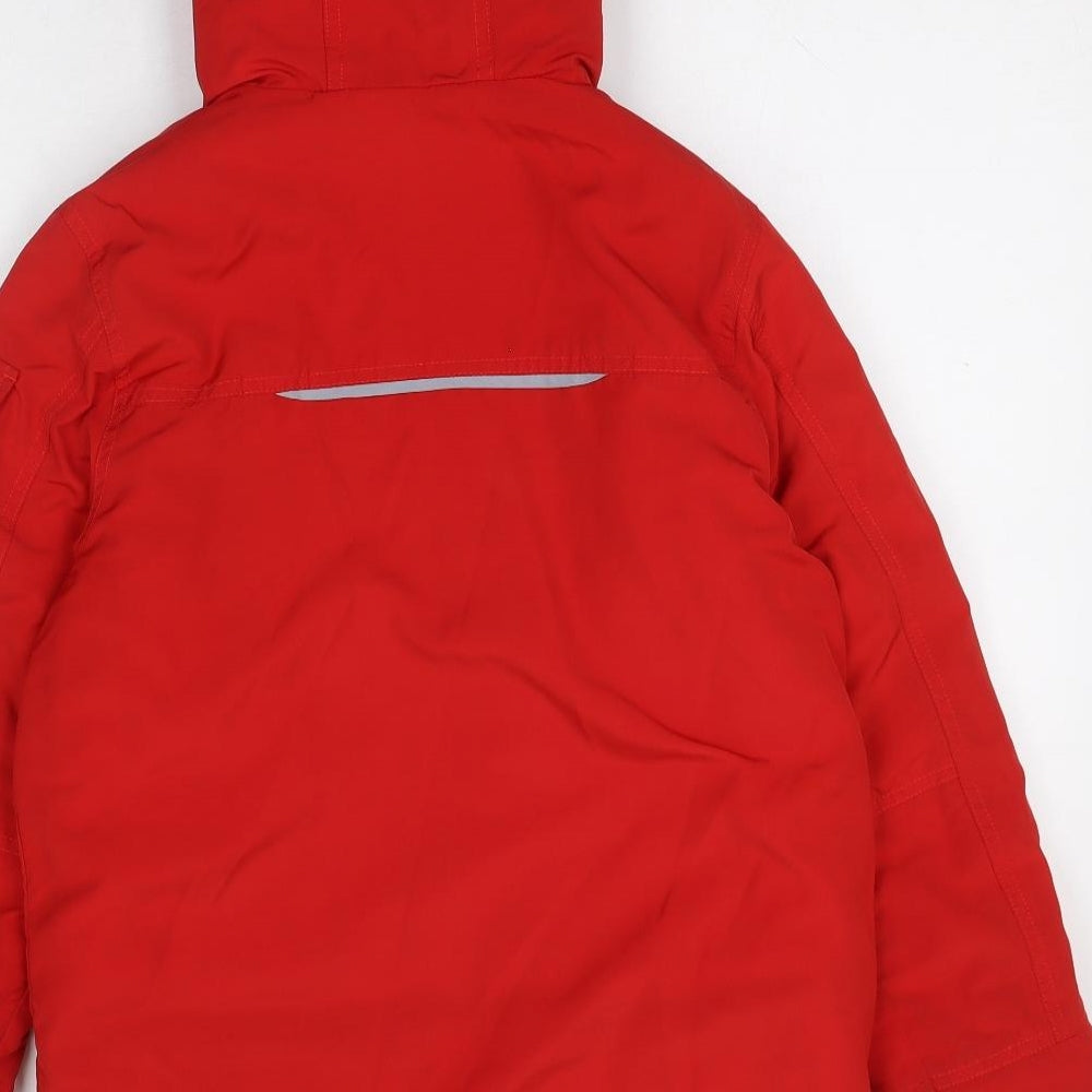 NEXT Boys Red Jacket Size 10 Years Zip