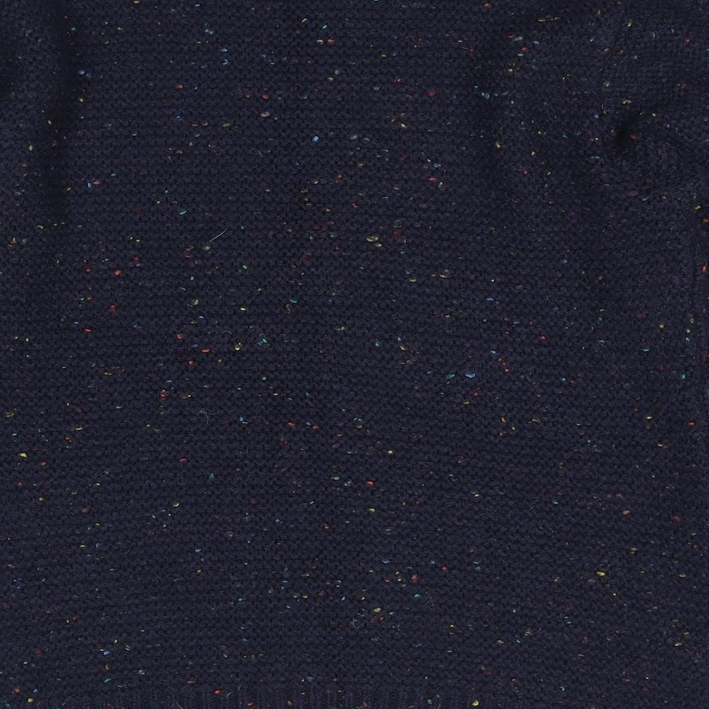 Cotton Traders Womens Blue Round Neck Acrylic Pullover Jumper Size 14