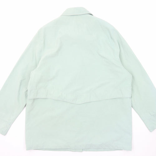 Danna Womens Blue Jacket Size 20 Button