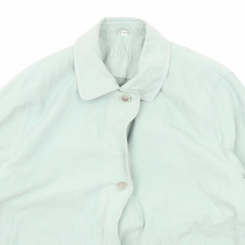 Danna Womens Blue Jacket Size 20 Button