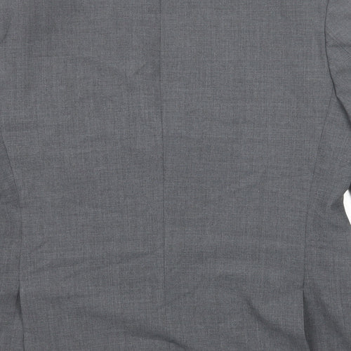 Marks and Spencer Mens Grey Polyester Jacket Suit Jacket Size 42 Regular