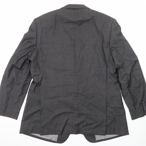 Marks and Spencer Mens Grey Wool Jacket Suit Jacket Size 46 Regular