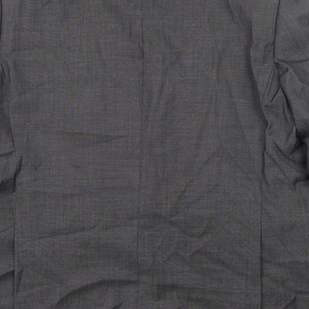 Marks and Spencer Mens Grey Wool Jacket Suit Jacket Size 46 Regular