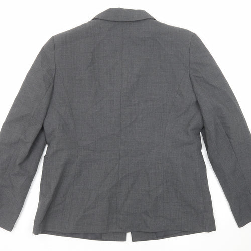 Paul Seperates Womens Grey Polyester Jacket Suit Jacket Size 16