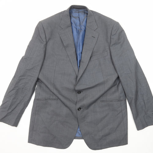 Marks and Spencer Mens Grey Wool Jacket Suit Jacket Size 44 Regular