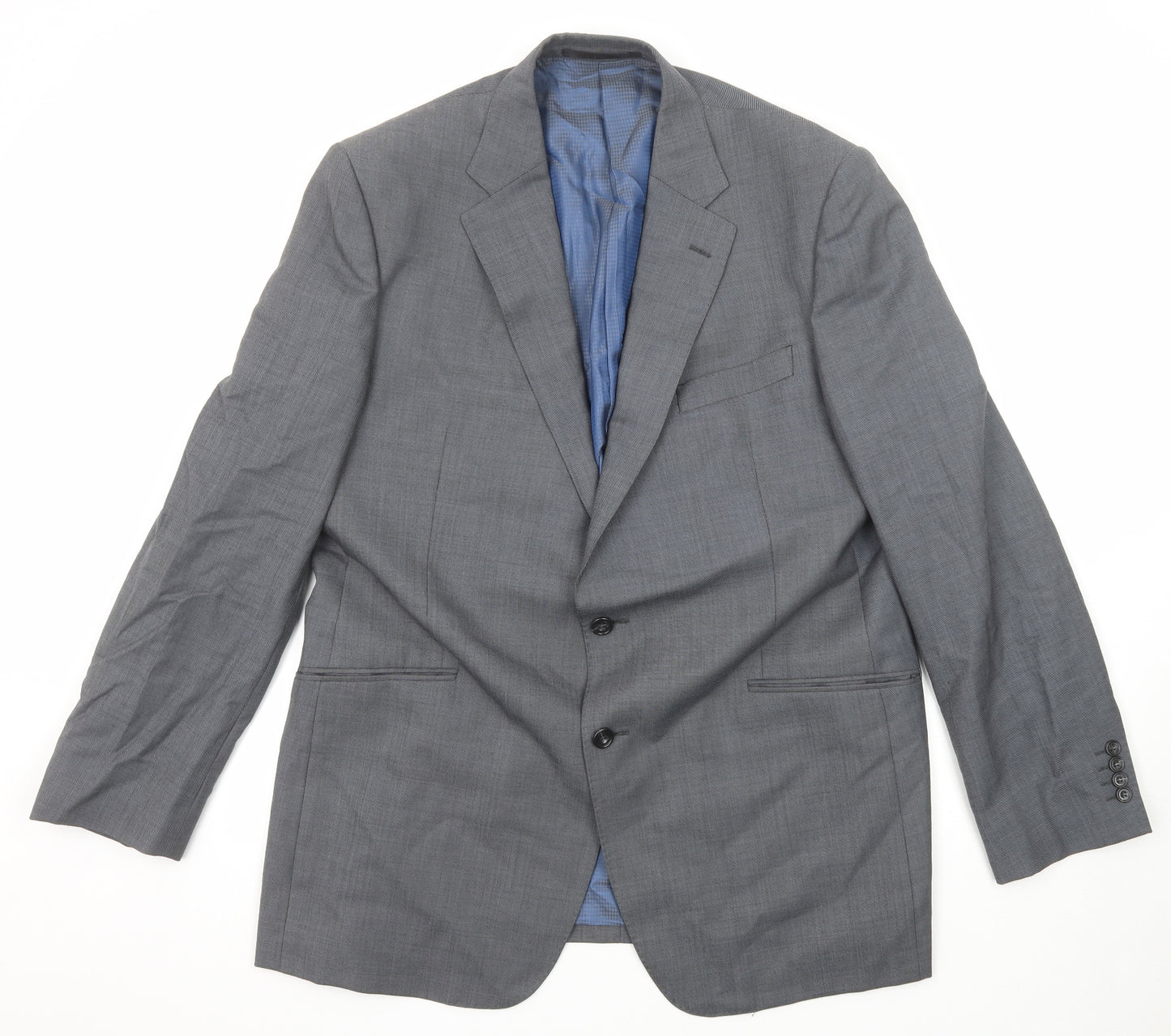 Marks and Spencer Mens Grey Wool Jacket Suit Jacket Size 44 Regular