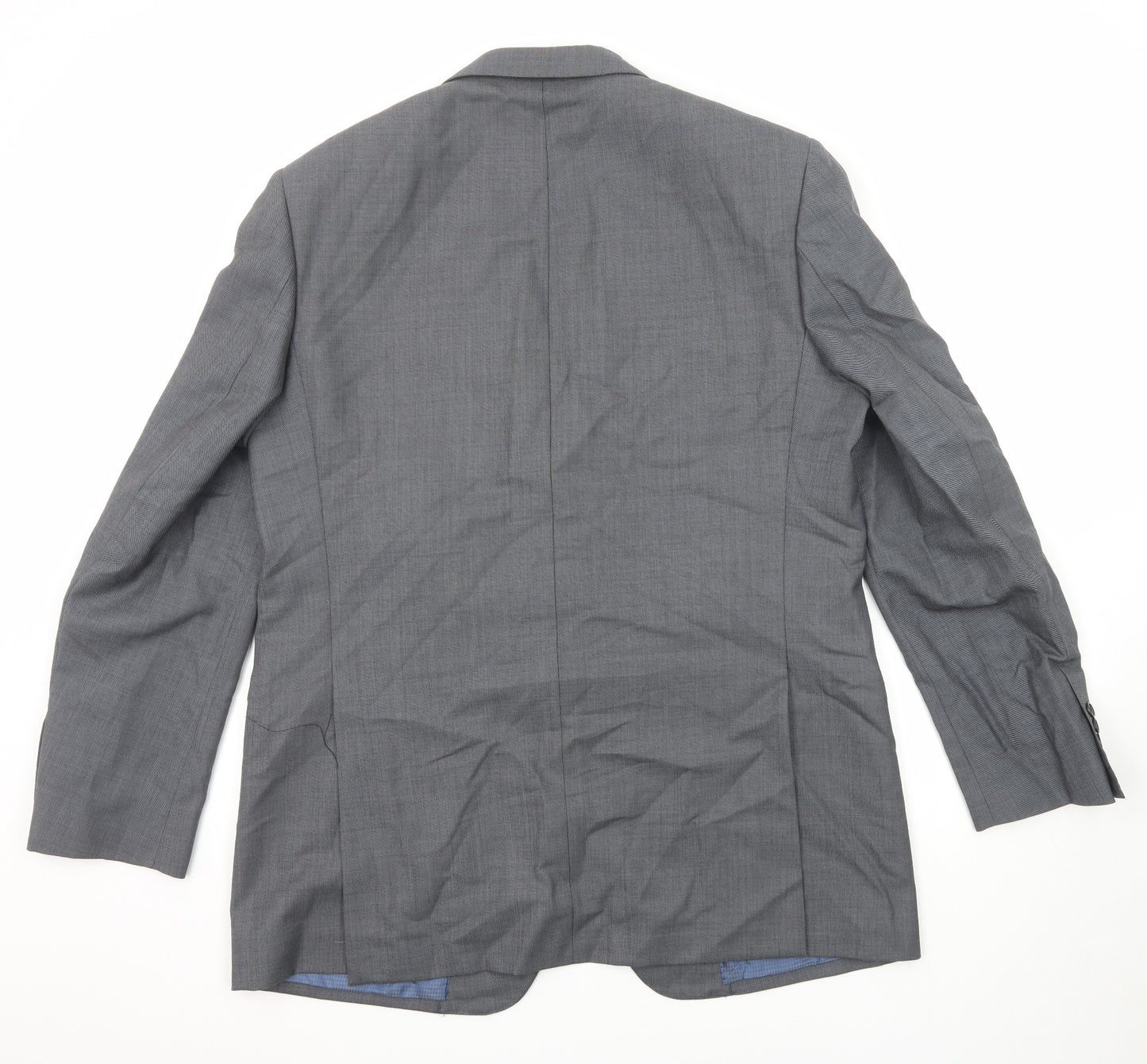 Marks and Spencer Mens Grey Wool Jacket Suit Jacket Size 44 Regular