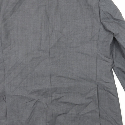 Marks and Spencer Mens Grey Wool Jacket Suit Jacket Size 44 Regular