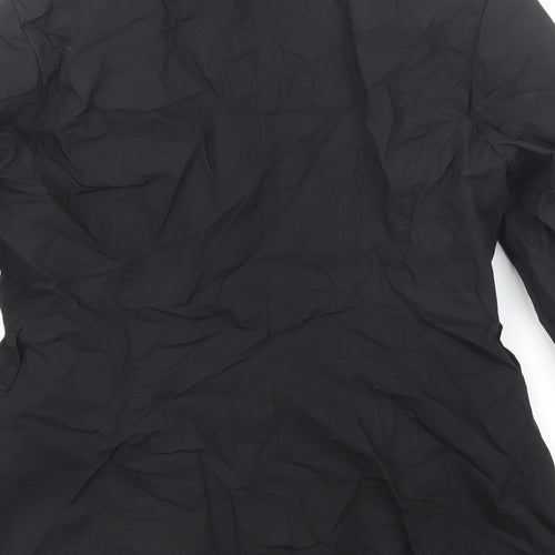 H&M Womens Black Jacket Size 8 Button