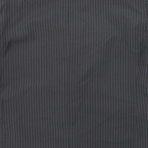 Emporium Mens Grey Striped Polyester Jacket Suit Jacket Size 46 Regular