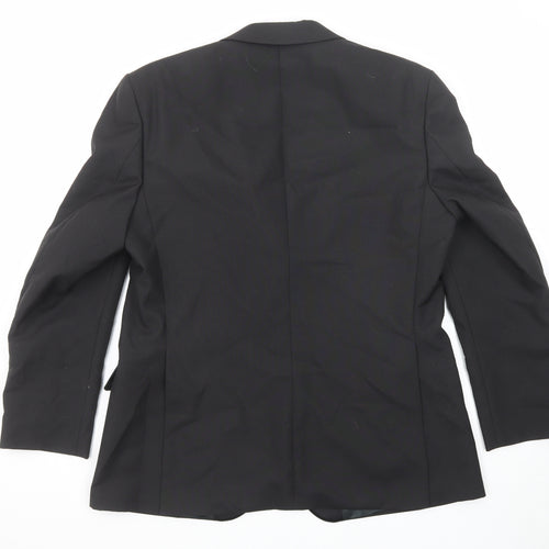Skopes Mens Black Polyester Jacket Suit Jacket Size 42 Regular