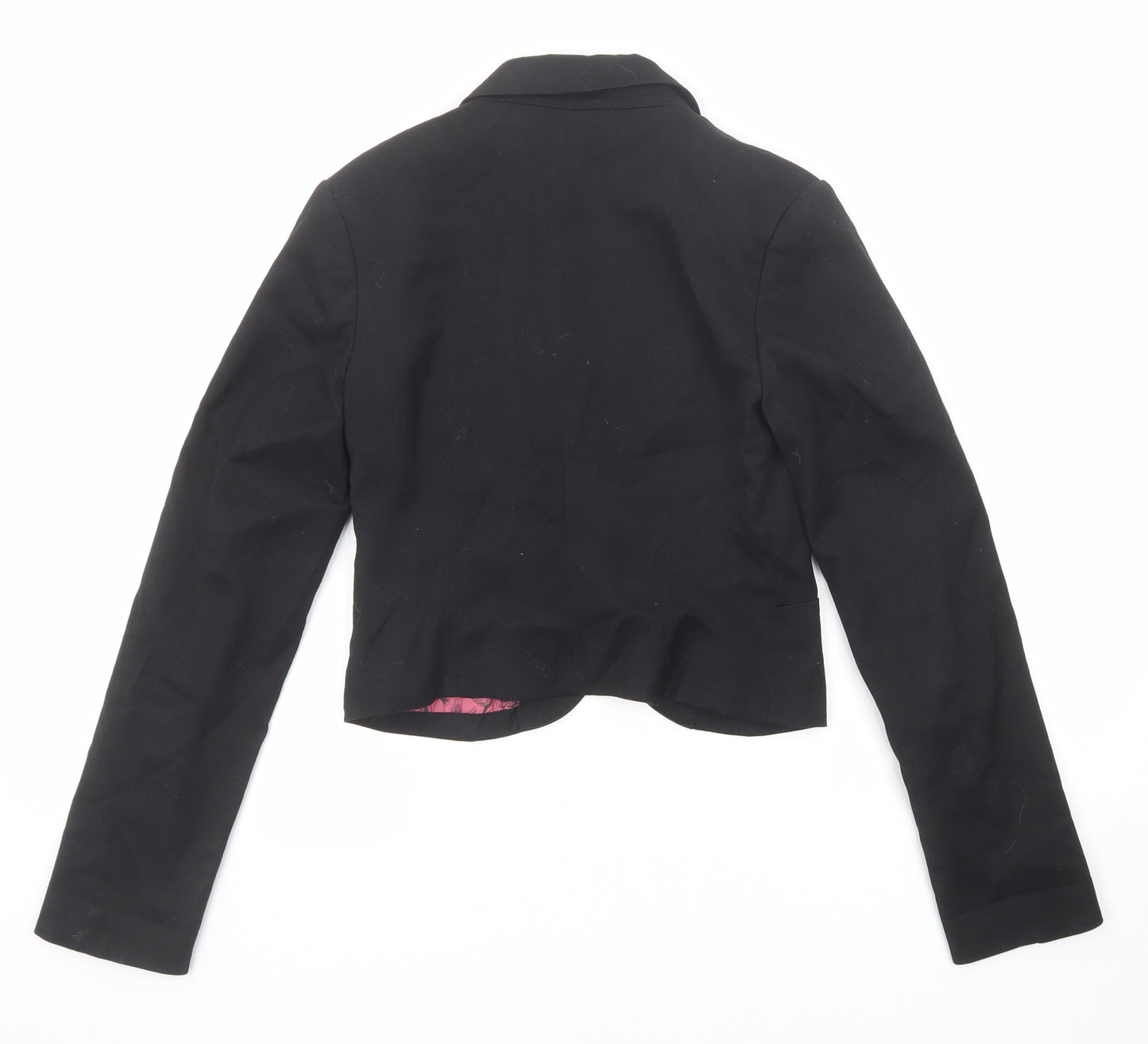Divided by H&M Womens Black Jacket Blazer Size 6 Button