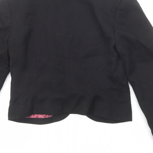 Divided by H&M Womens Black Jacket Blazer Size 6 Button