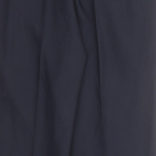 Marks and Spencer Mens Blue Wool Dress Pants Trousers Size 38 in L29 in Regular Zip