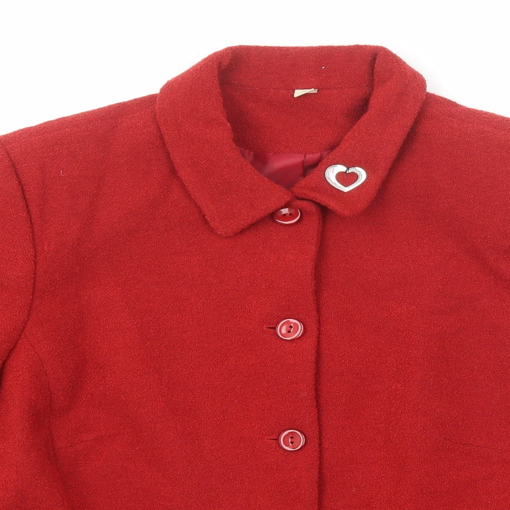 EWM Womens Red Jacket Size 20 Buckle