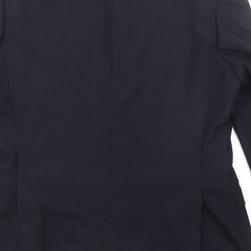 St Michael Mens Blue Wool Jacket Suit Jacket Size 42 Regular