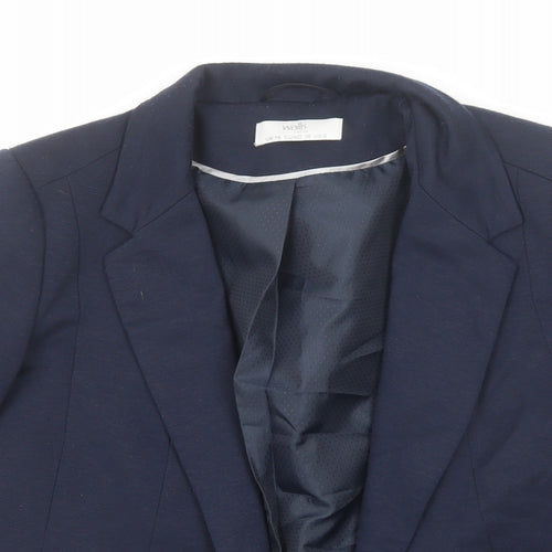 Wallis Womens Blue Jacket Blazer Size 10