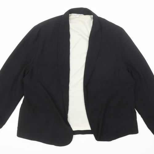 New Look Womens Black Jacket Blazer Size 16