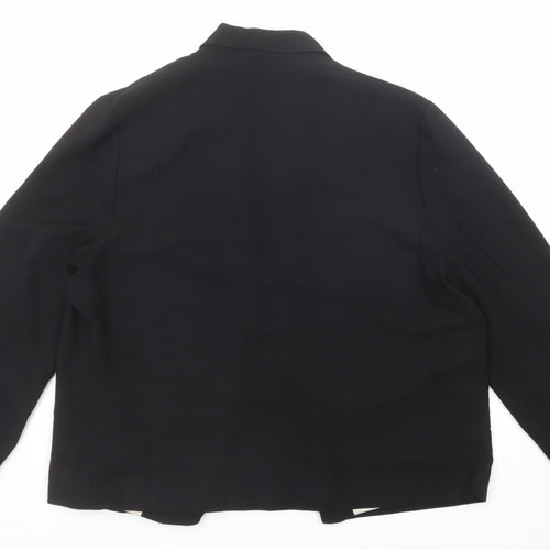New Look Womens Black Jacket Blazer Size 16