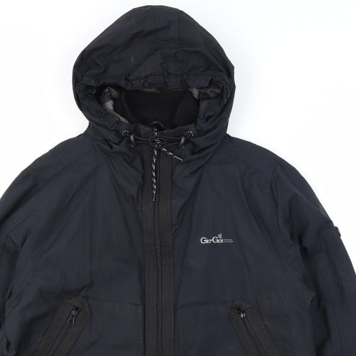 Gio-Goi Mens Blue Windbreaker Jacket Size XL Zip