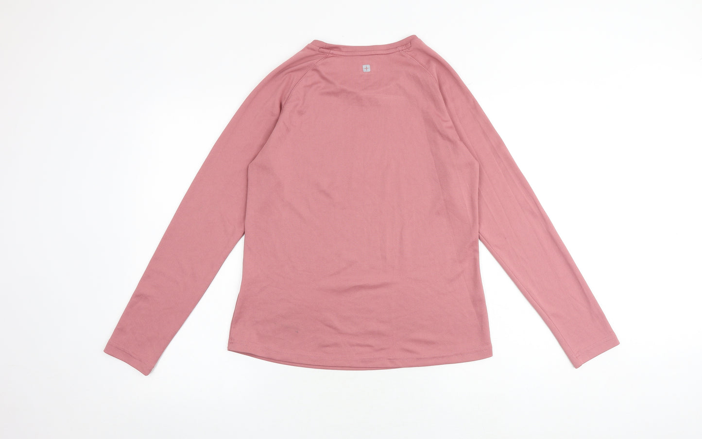Mountain Warehouse Womens Pink Polyester Pullover T-Shirt Size S Round Neck Pullover
