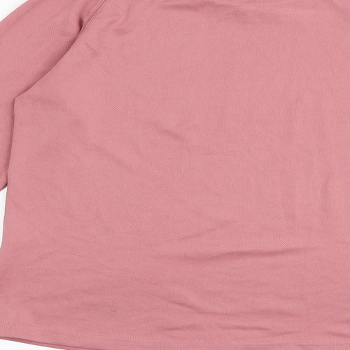 Mountain Warehouse Womens Pink Polyester Pullover T-Shirt Size S Round Neck Pullover