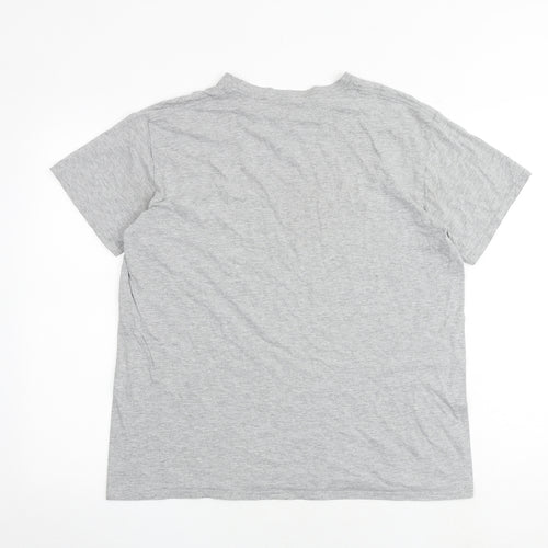 I SAW IT FIRST Womens Grey Polyester Basic T-Shirt Size M Round Neck - Malibu Bay Athletic